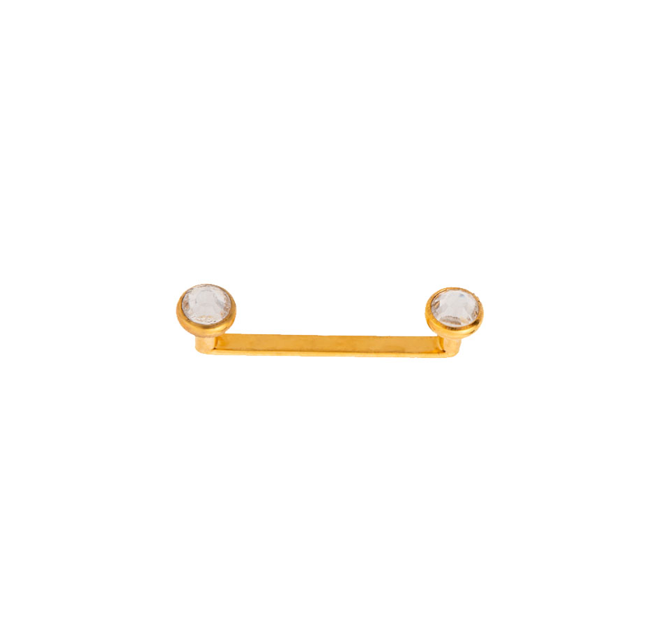 Titan Surface Barbell Zirkonia Silber Surface Piercing | Steel Force