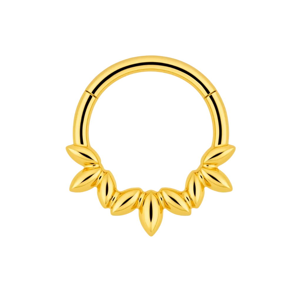 Titan Marquise Segmentring Silber Piercing | Steel Force