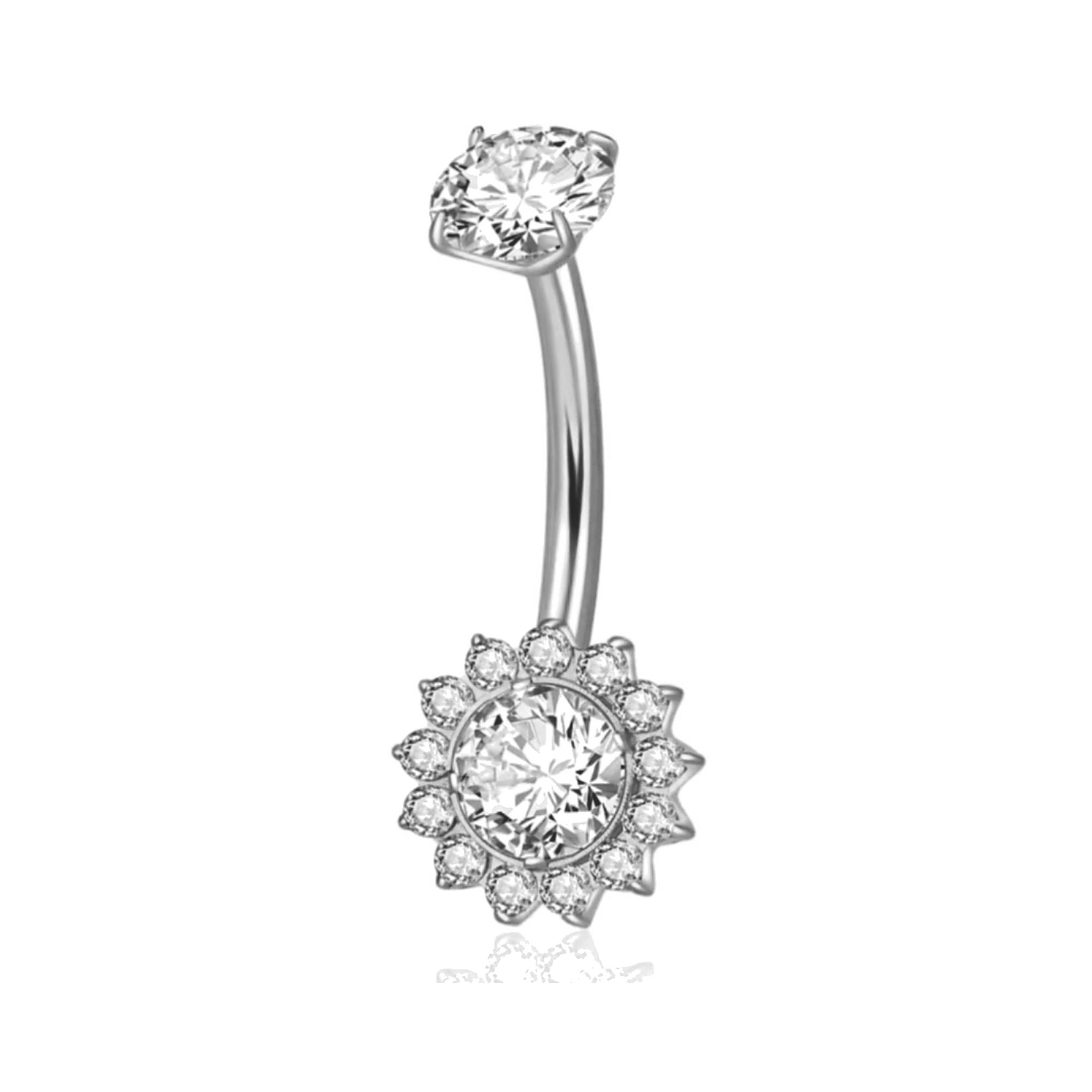 Titan Bauchnabelpiercing Rundform Gold Bananabell | Steel Force