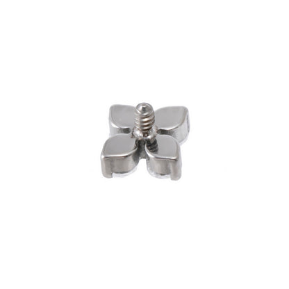 Titan Aufsatz mit Labret 4 Kristallblume