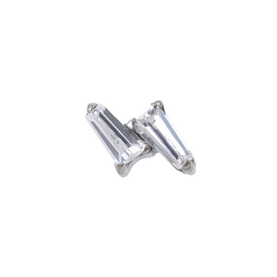 Titan-Aufsatz mit Labret – 2 Kristalle