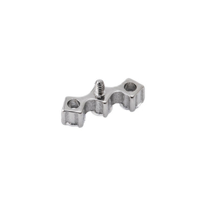 Titan Aufsatz mit  Labret drei  Kristalle