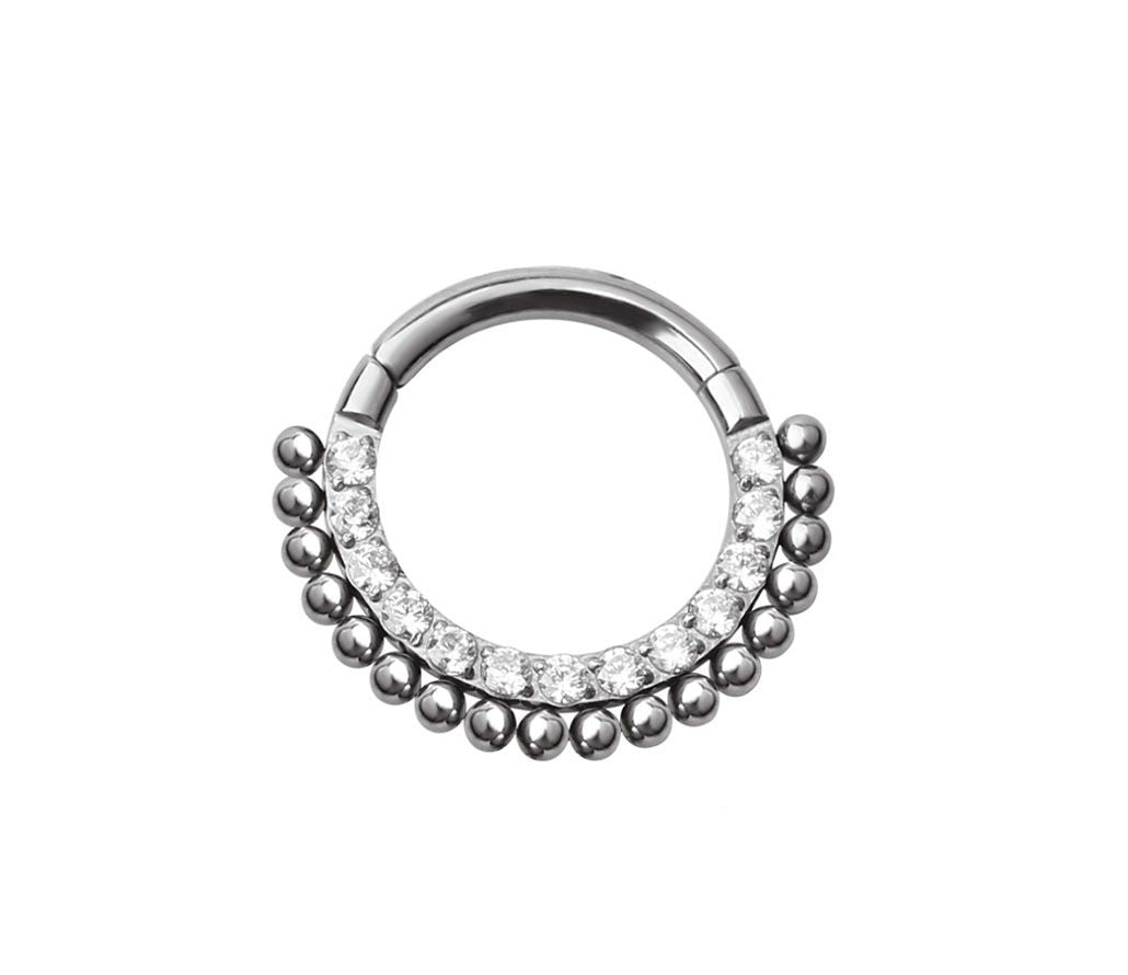 Titan Segmentring mit Kugeln