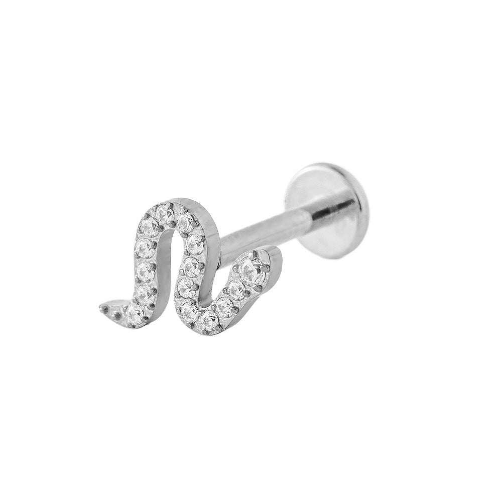 Titan Labret  Schlange mit Kristallen