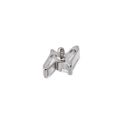 Titan-Aufsatz mit Labret – 2 Kristalle