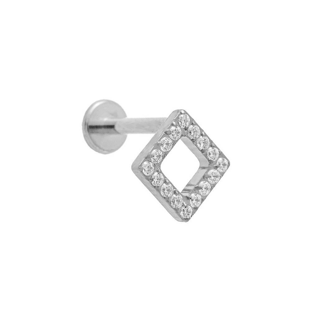 Titan Labret mit Kristallen