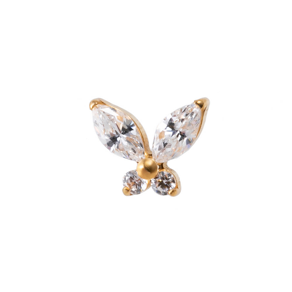Titan Aufsatz mit Labret Schmetterling Small