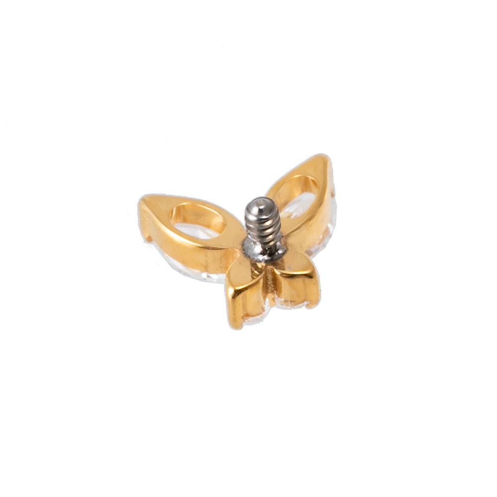 Titan Aufsatz mit Labret Schmetterling Small