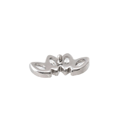 Titan Lotusblüte Aufsatz Silber Piercing Helix | Steel Force