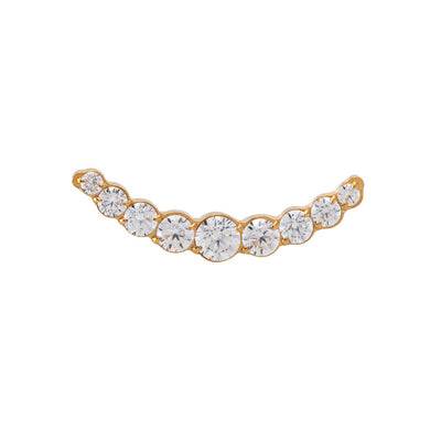 Titan Kristallbogen Labret Nahaufnahme | Steel Force