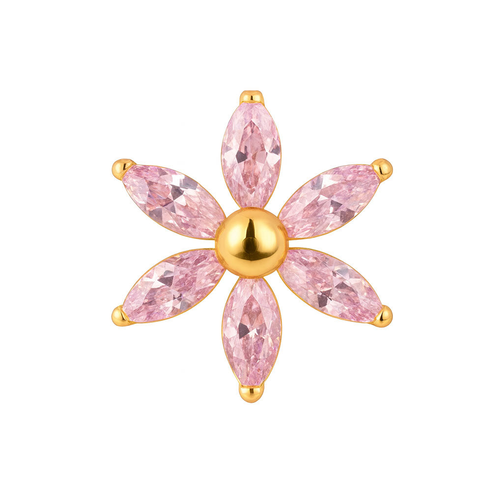 Titan Aufsatz mit Innengewinde – Blume