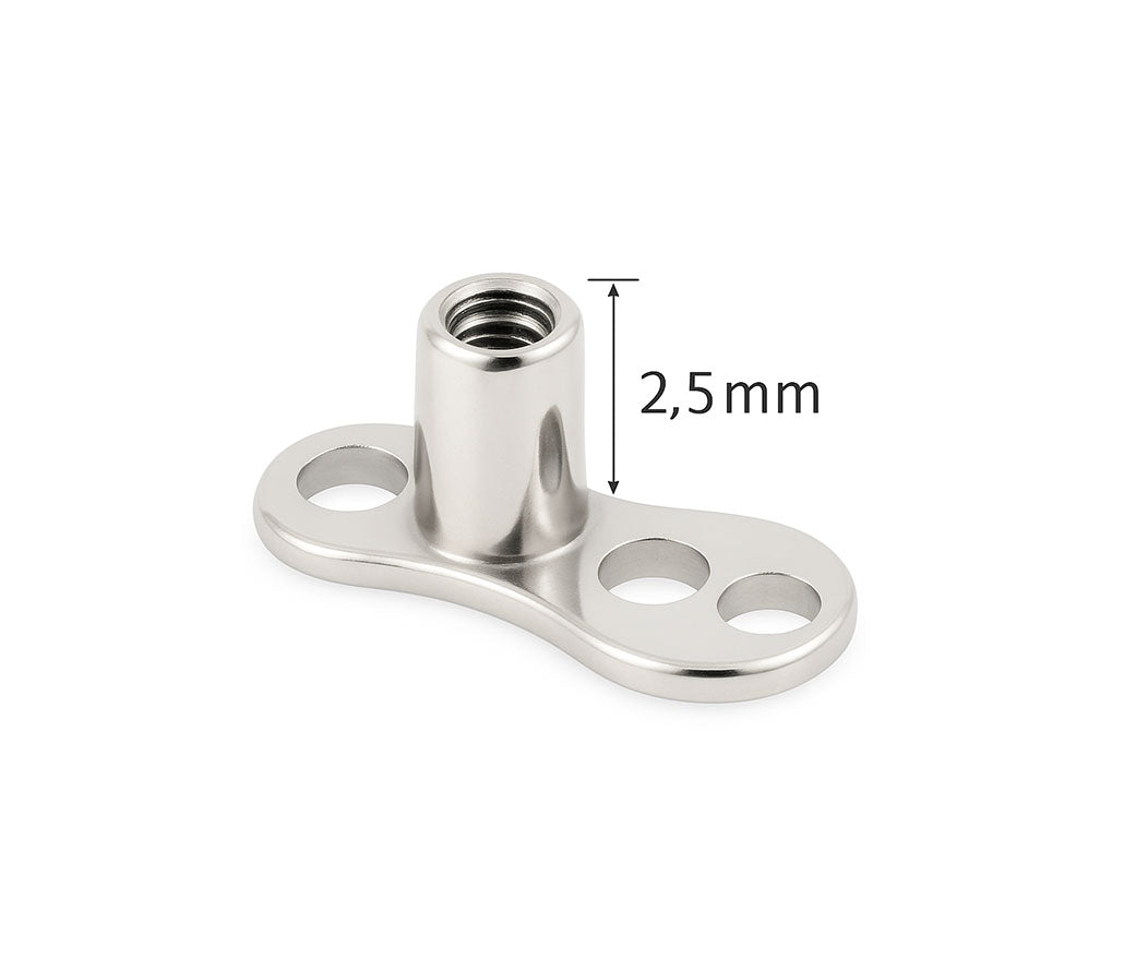 Titan Dermal Anchor mit 3 Löchern