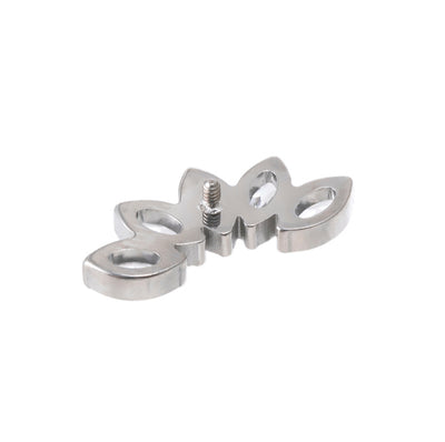 Titan Lotusblüten Labret Nahaufnahme Kristall | Steel Force