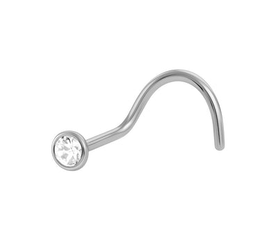 Titan Nasenstecker Spirale Gold Nasenpiercing | Steel Force