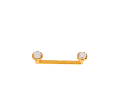 Titan Surface Barbell Zirkonia Silber Surface Piercing | Steel Force