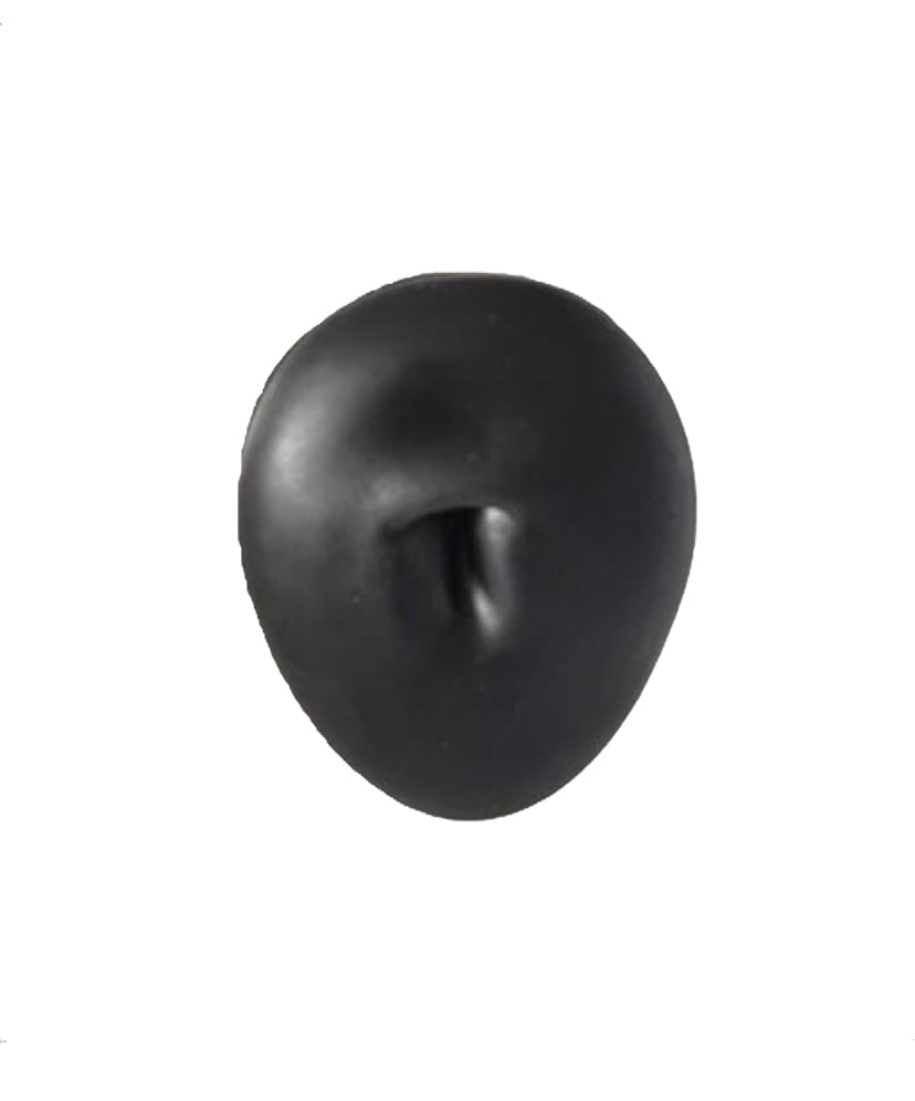 Schwarzes Bauchnabel Modell, Silikon, flexibles Bauchnabel Modell