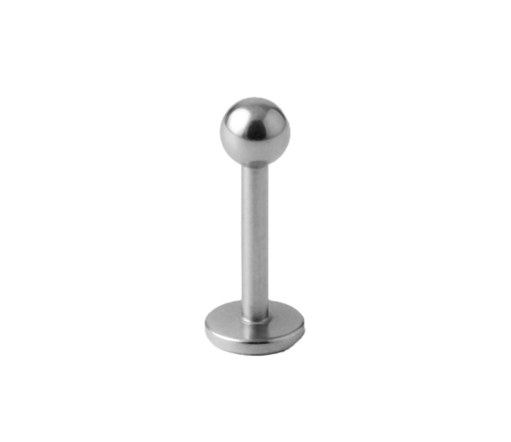 Titan Labret mit Außengewinde