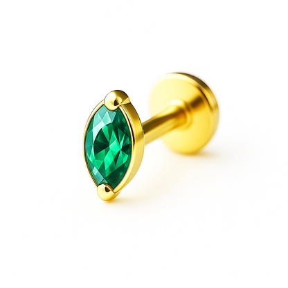 Oval Labret Innengewinde