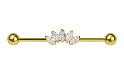Industrial Barbell mit Marquise