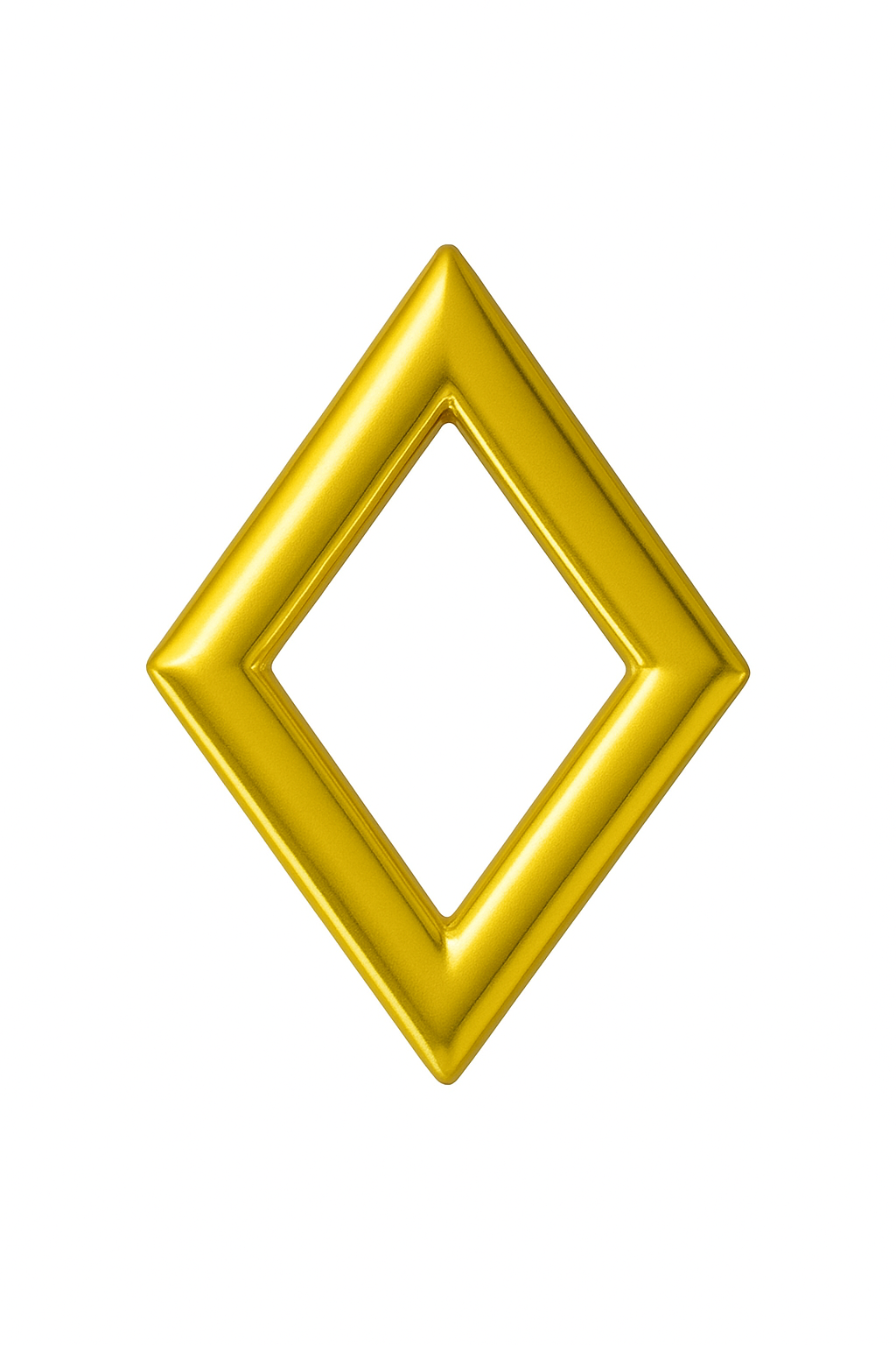 Zahnschmuck  18K Gold Rhombus