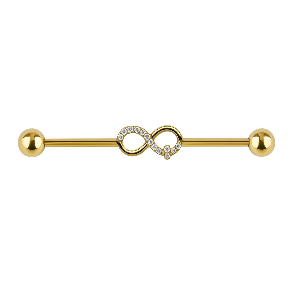 Industrial Barbell mit Unendlichkeitszeichen