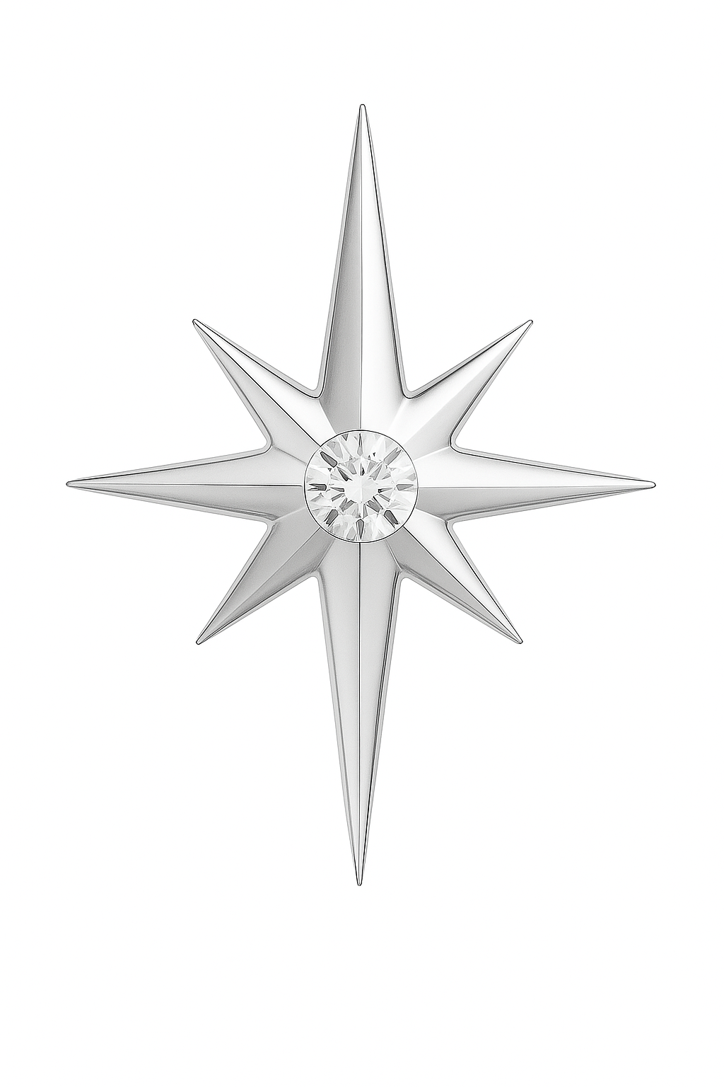 Zahnschmuck  Gold Star mit CZ
