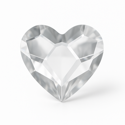 Zahnschmuck Kristall in Herzform