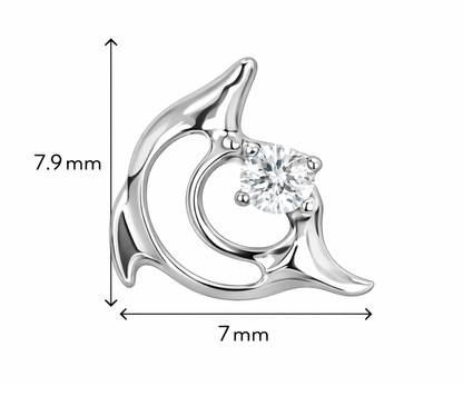 Titan Aufsatz mit Innengewinde – Delfin