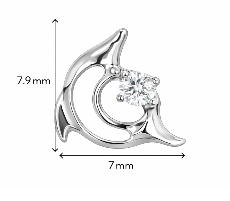 Titan Aufsatz mit Innengewinde – Delfin