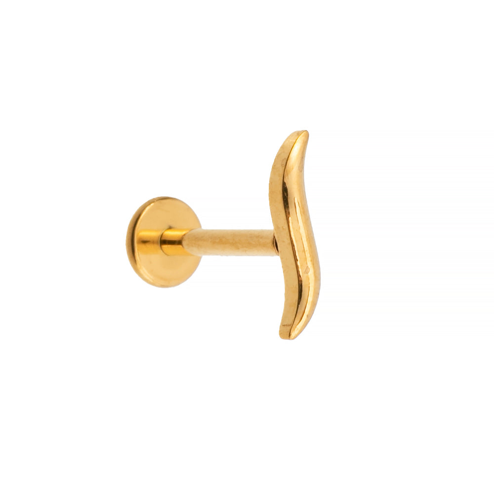 Titan Labret mit Innengewinde Welle