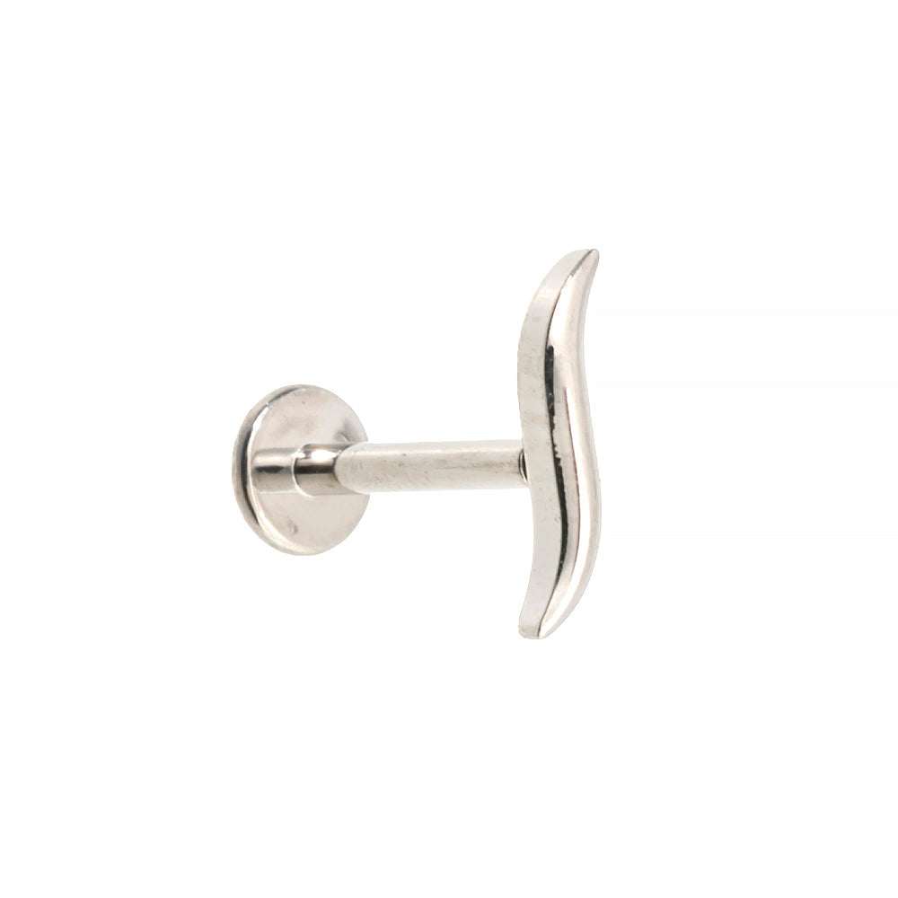 Titan Labret mit Innengewinde Welle