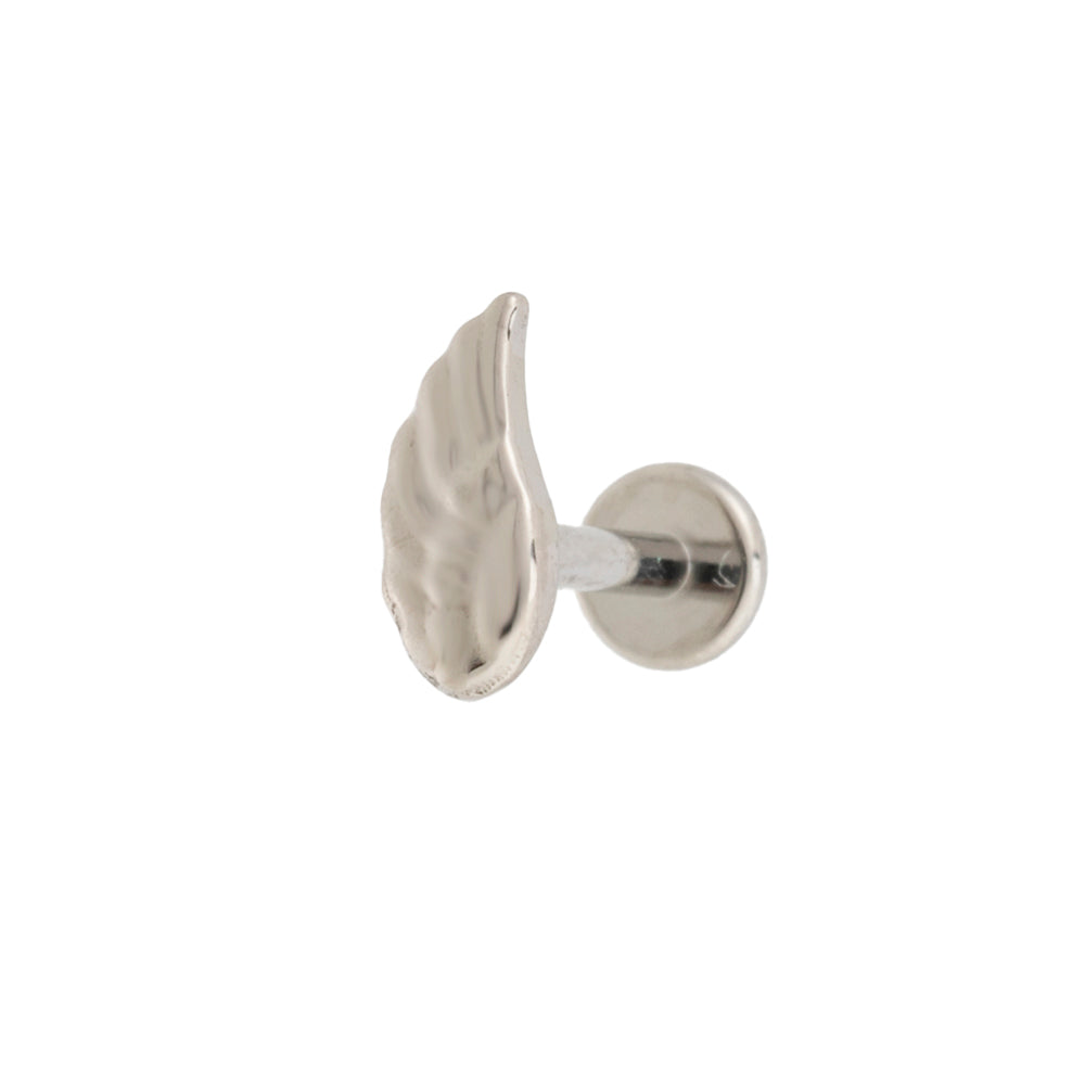 Titan Labret mit Innengewinde Flügel