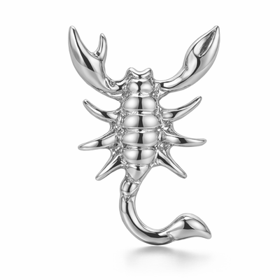 Titan Skorpion Design Aufsatz Silber Piercing | Steel Force
