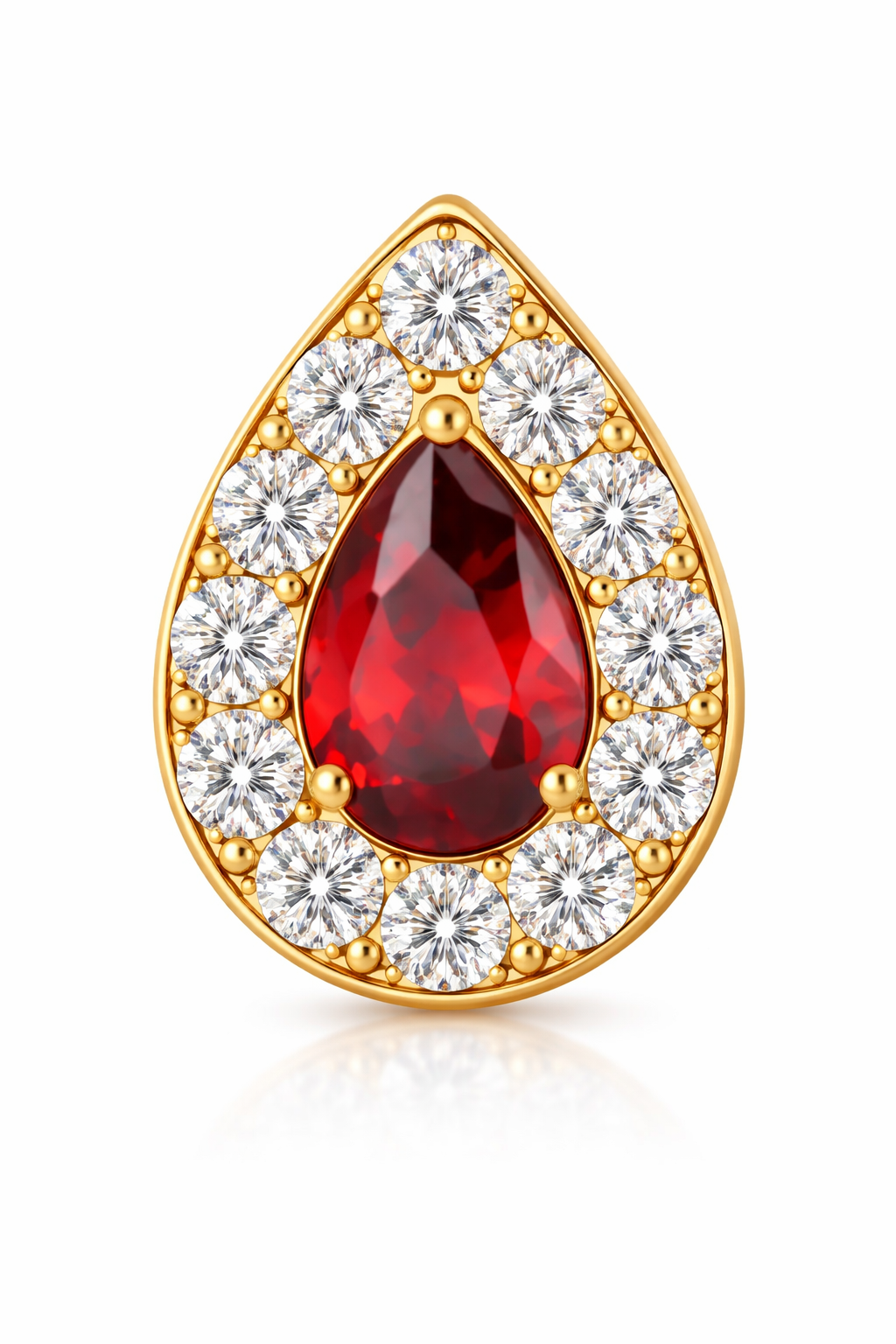 Titan Aufsatz mit Innengewinde –Tropfen