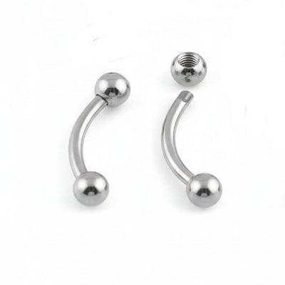 Titan Bananabell verschiedene Größen Bauchnabelpiercing | Steel Force