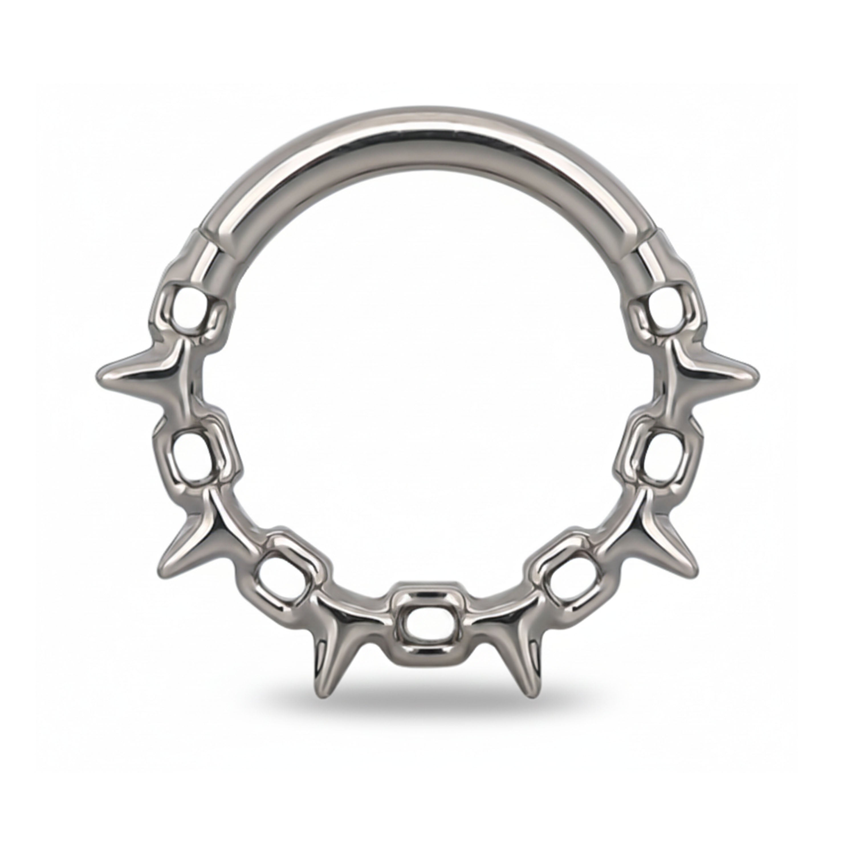 Titan Ketten Segmentring Silber Nasenring | Steel Force